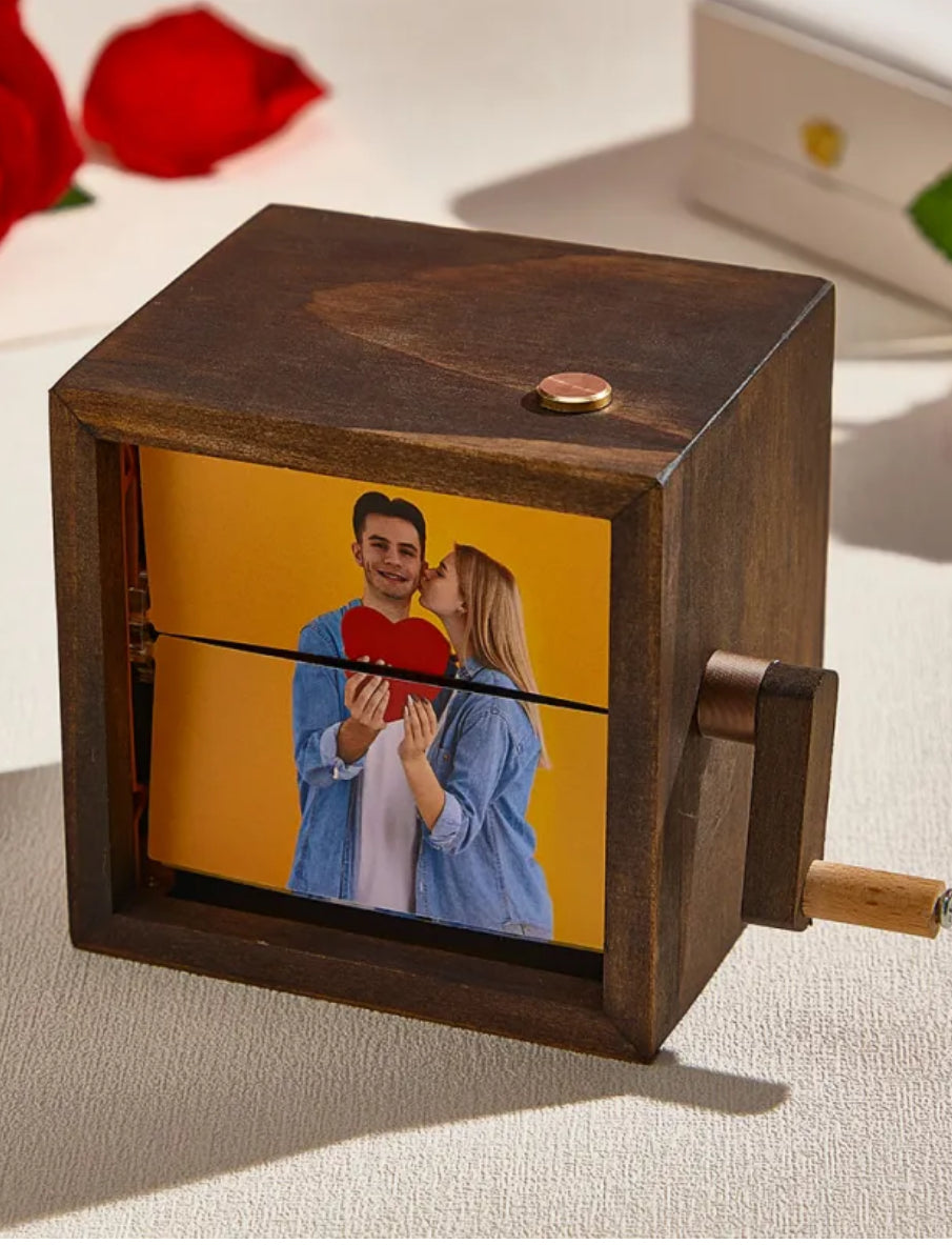 Custom Photo Crank Box