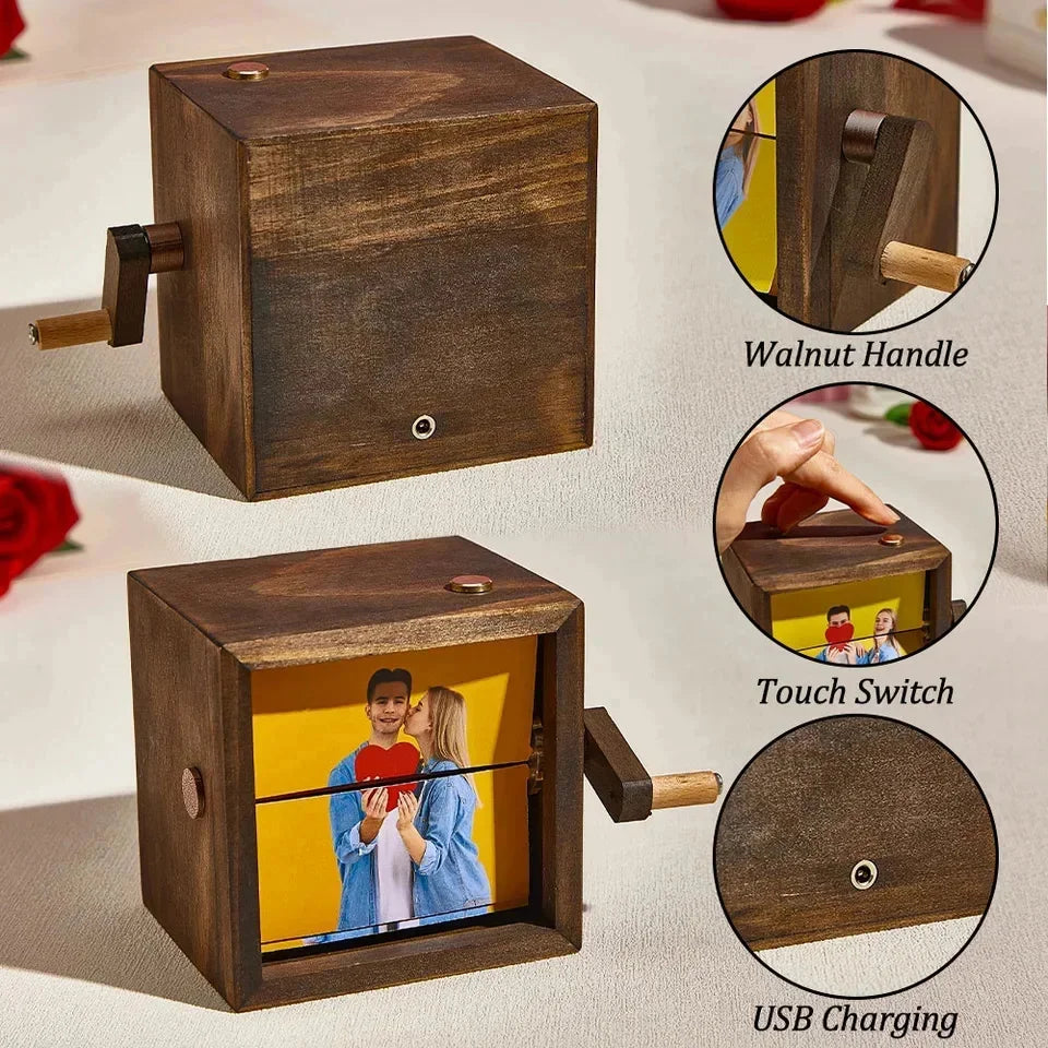 Custom Photo Crank Box