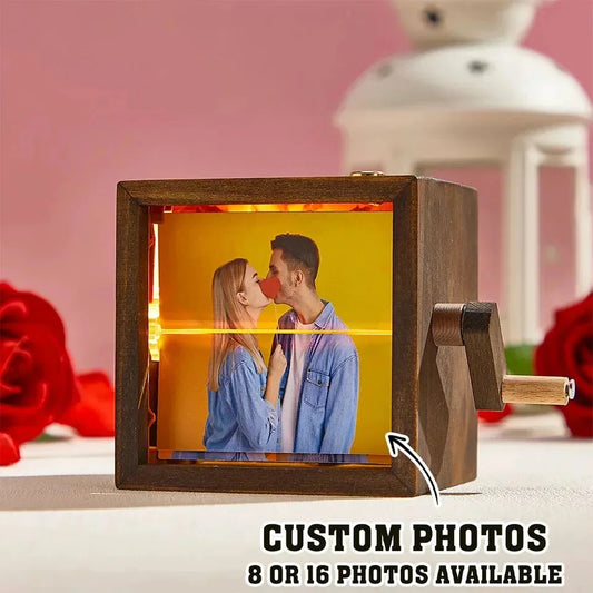 Custom Photo Crank Box
